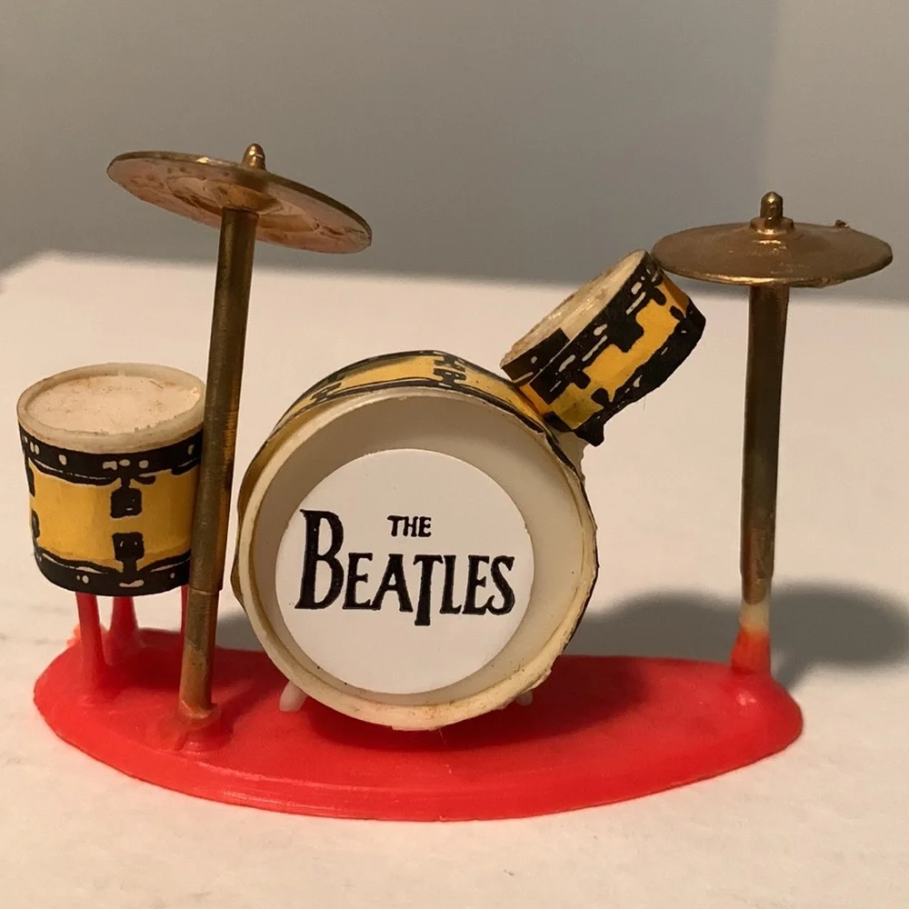 60’s Vintage BEATLES Plastic Cake Toppers/figures